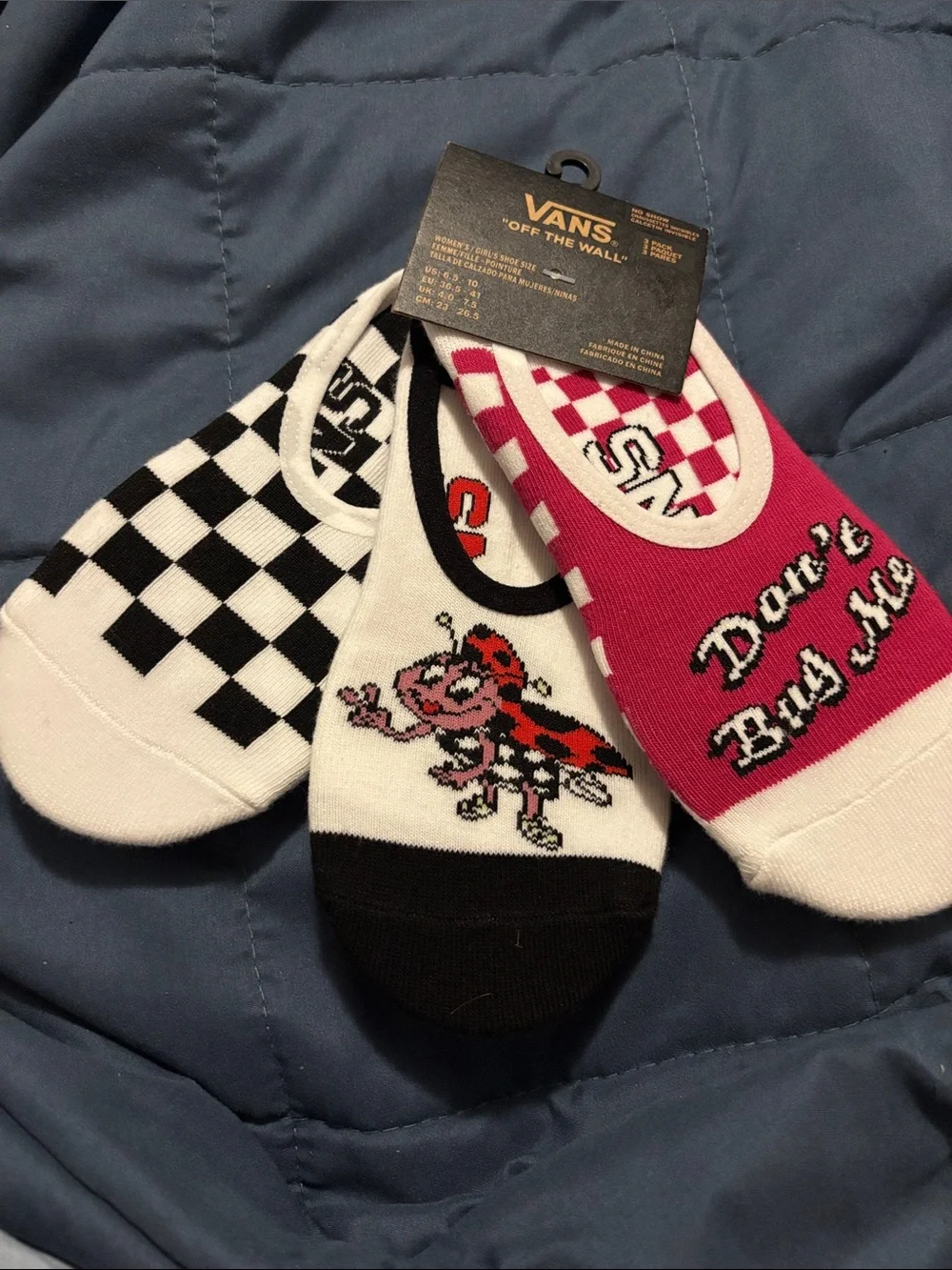 Vans girls  , women’s , teens no show socks